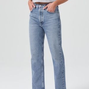 NWOT AGOLDE 90's PINCH WAIST HIGH RISE STRAIGHT